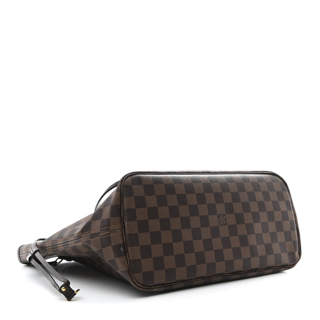 Louis Vuitton Damier Ebene Neo Neverfull MM Rose Ballerine