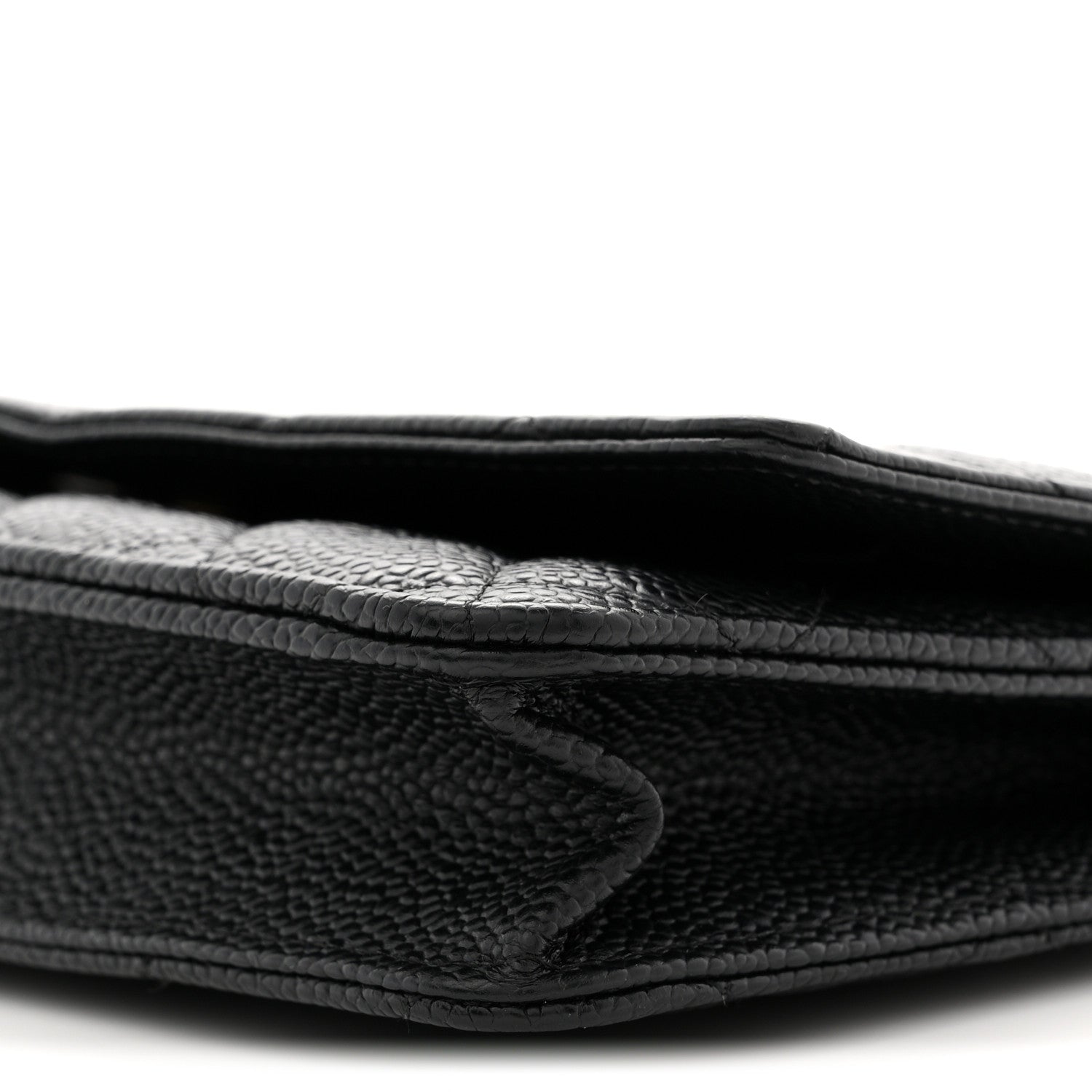 Chanel Caviar Quilted Wallet on Chain WOC Black
