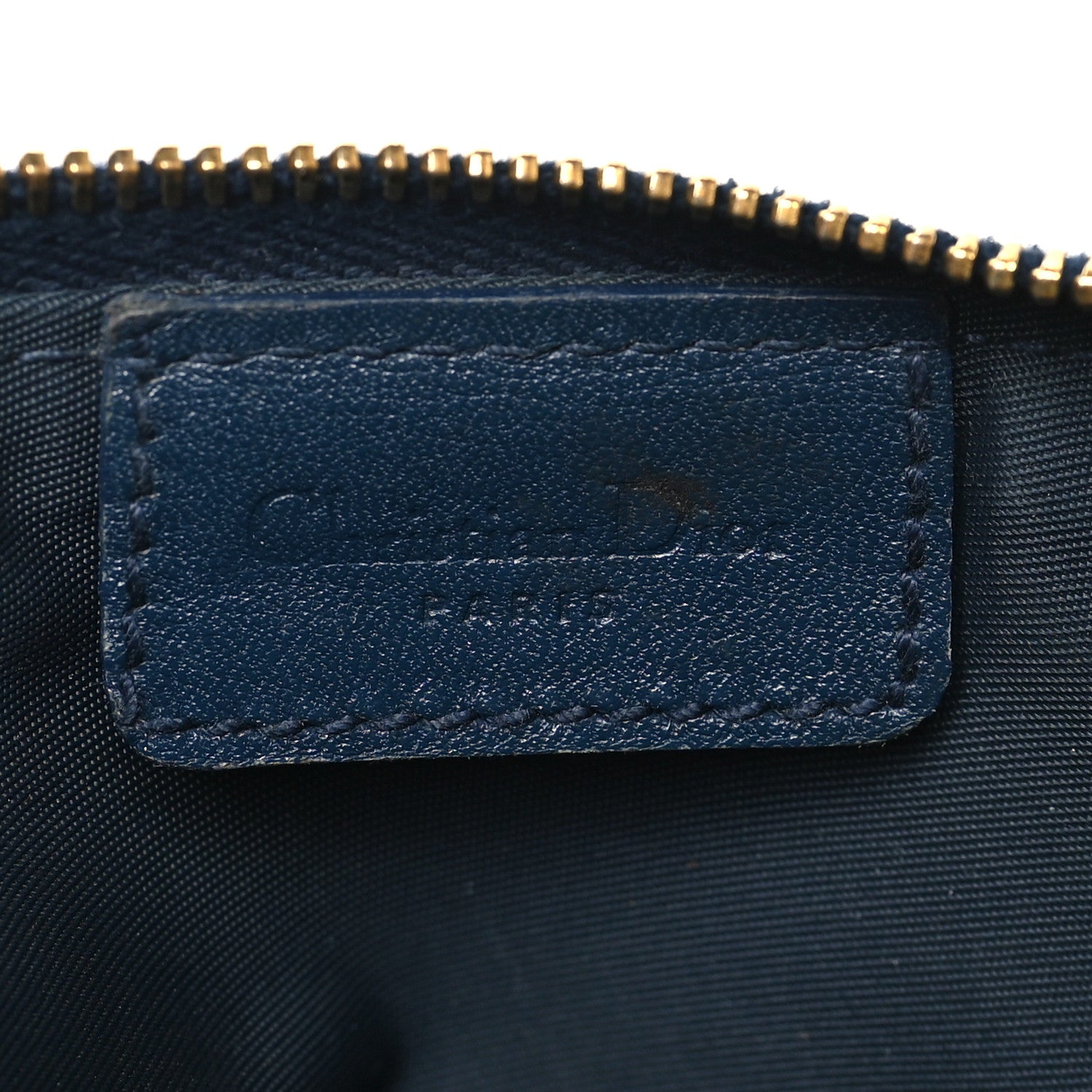 Christian Dior Monogram Mini Saddle Pochette Navy