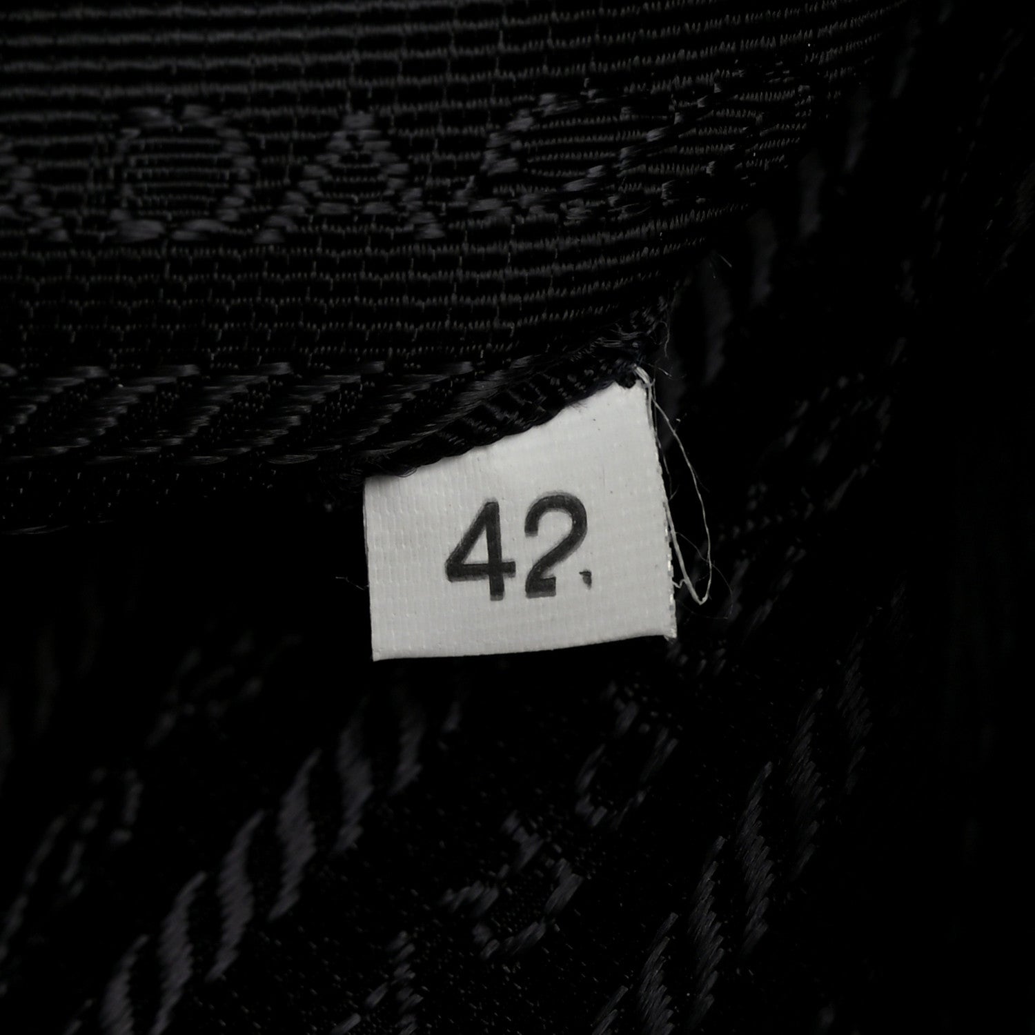 Prada Velluto Zip Top Chain Shoulder Bag Black