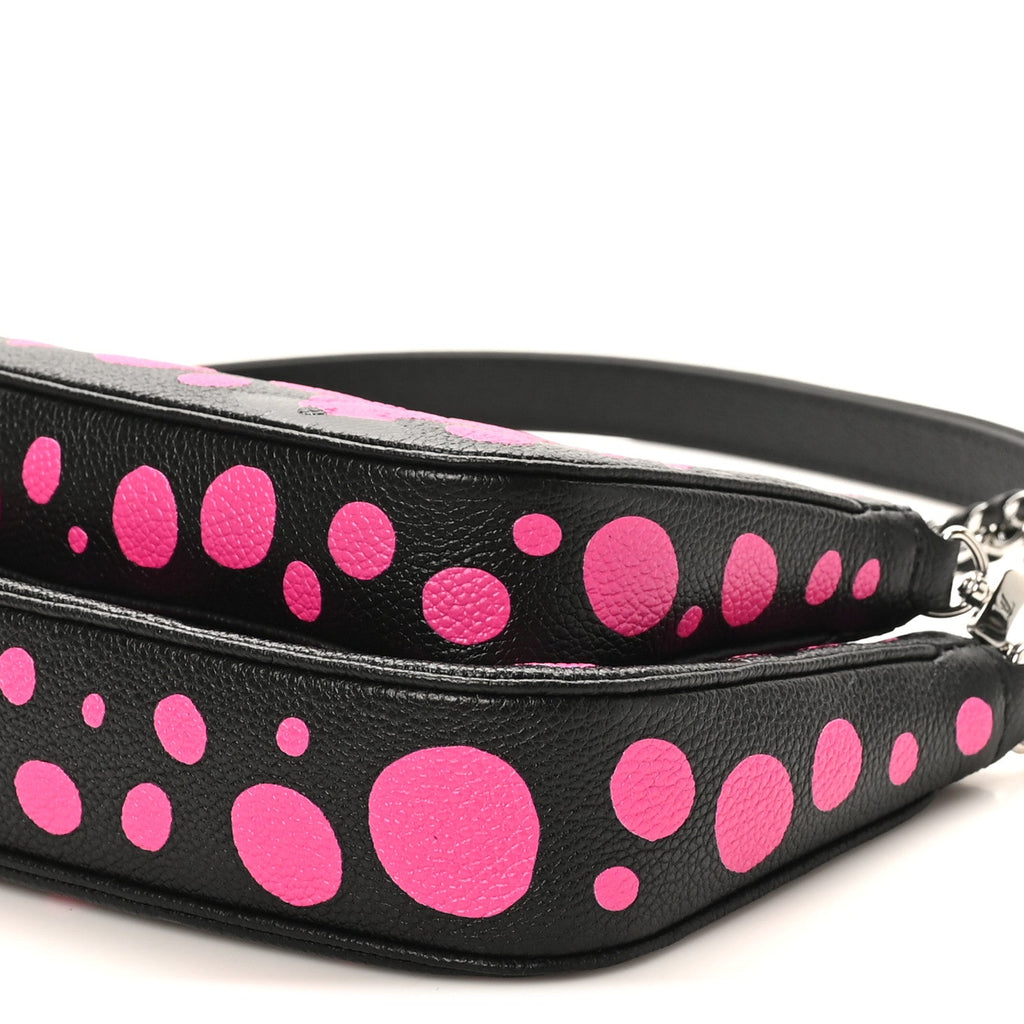 Louis Vuitton LV X YK Empreinte Multi Pochette Accessories Black Fuchsia