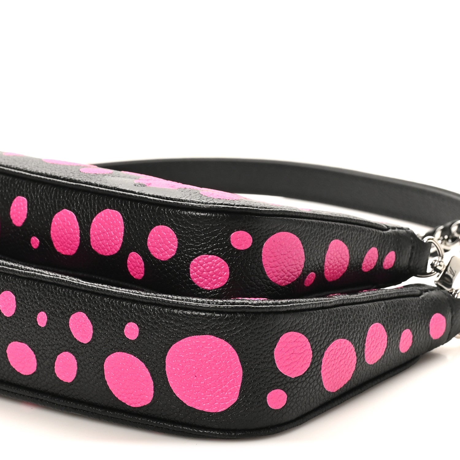 Louis Vuitton LV X YK Empreinte Multi Pochette Accessories Black Fuchsia