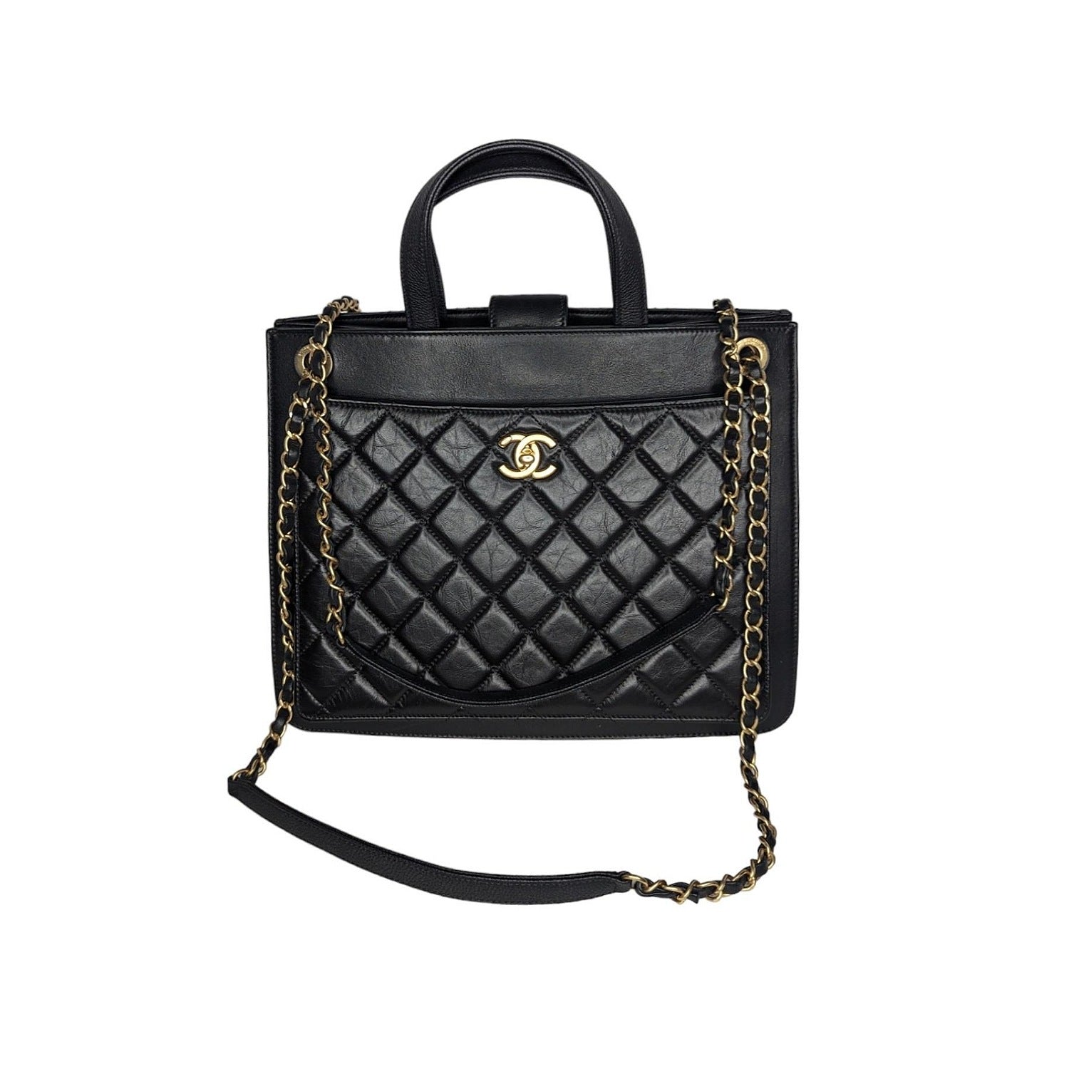 Chanel bag 2019 CC Turn Lock Shopper Tote