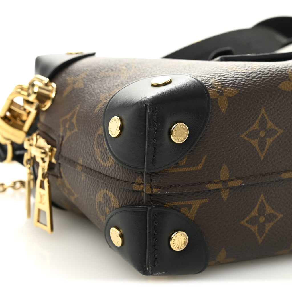 Louis Vuitton Monogram Petite Malle Souple Black
