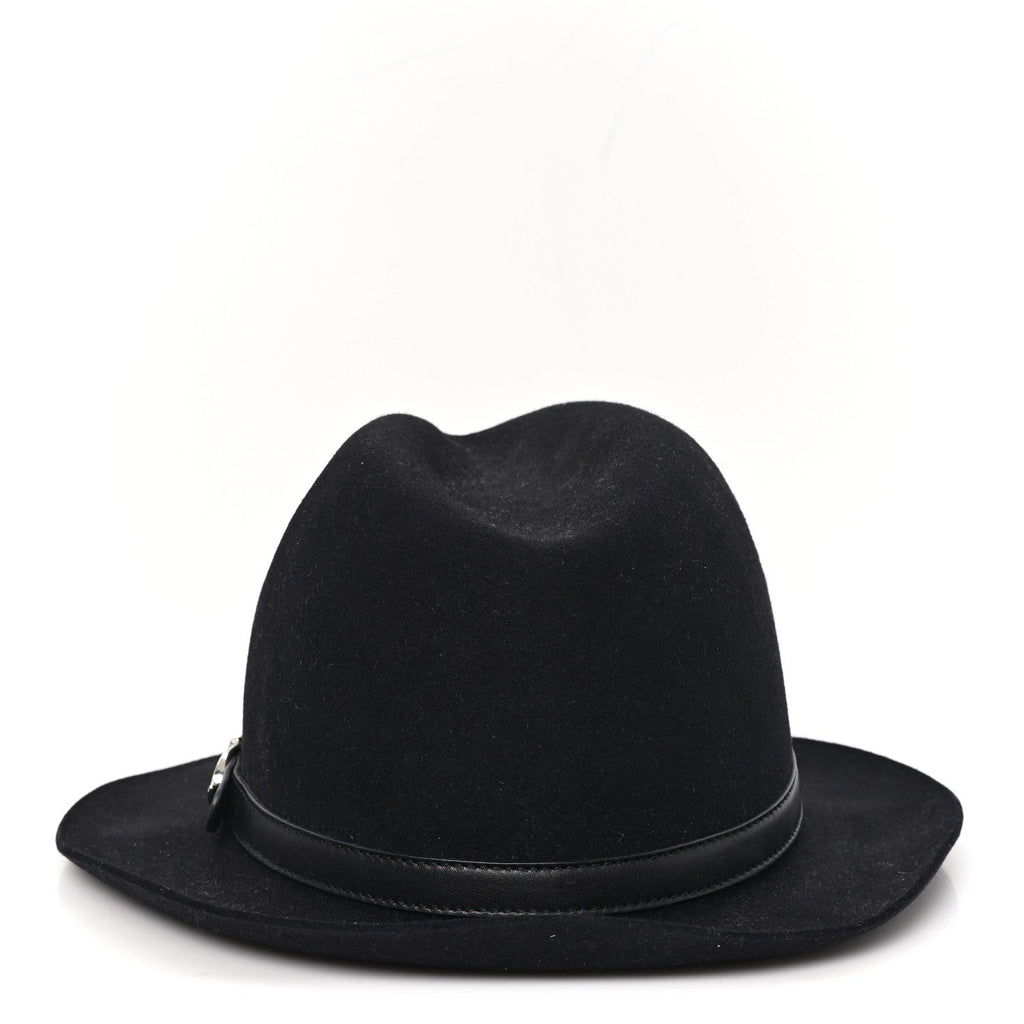 Gucci Felt Horsebit Hat L Black