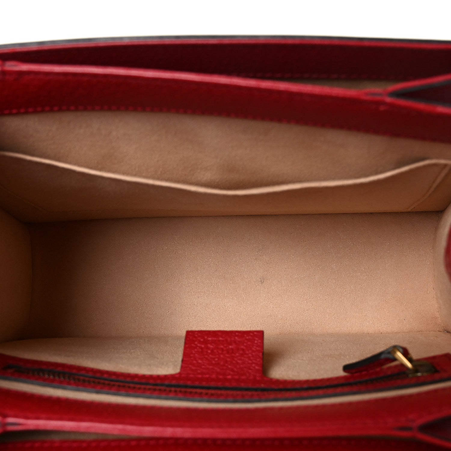 Gucci GG Supreme Monogram Small Queen Margaret Top Handle Bag Red