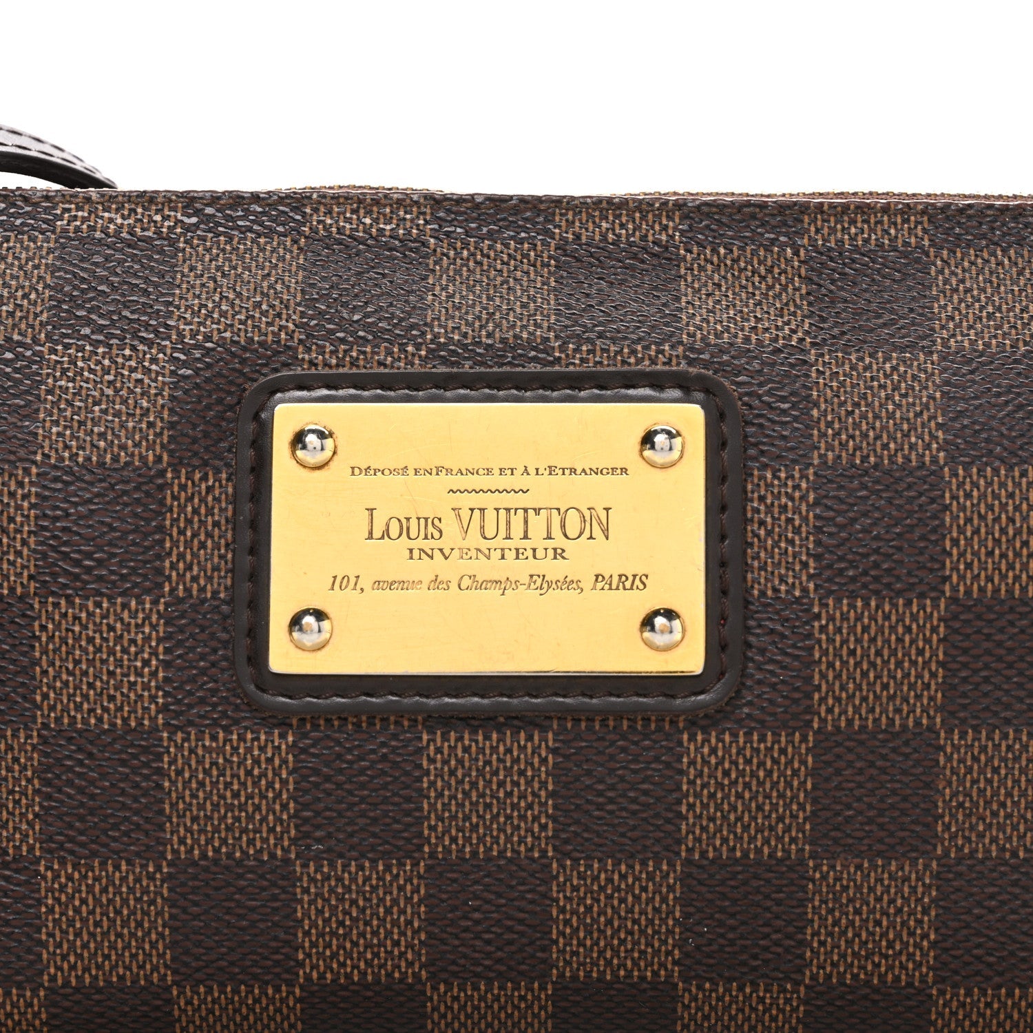 Louis Vuitton Damier Ebene Eva Clutch