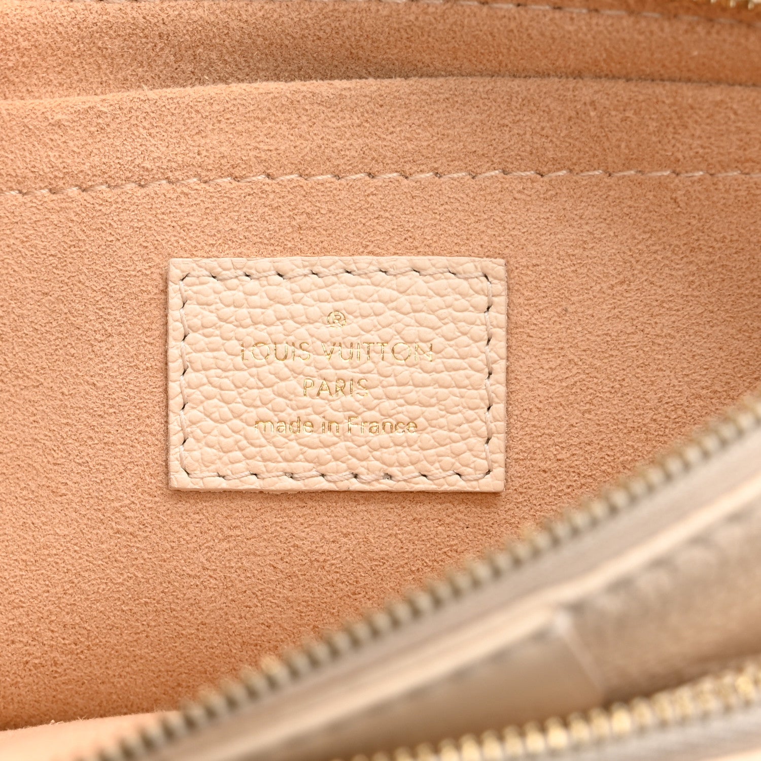 Louis Vuitton Empreinte Monogram Giant Multi Pochette Accessories  Cream
