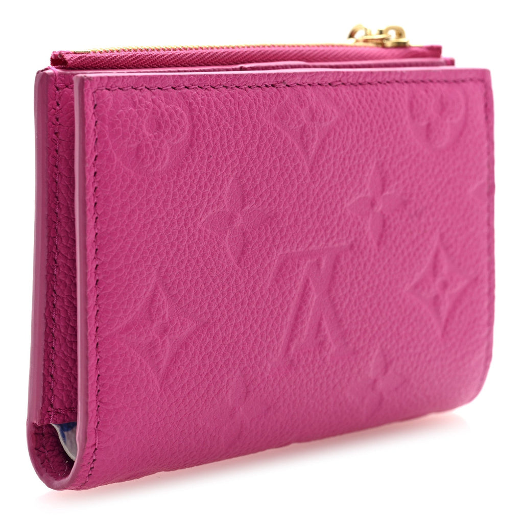 Louis Vuitton LV X TM Empreinte Monogram Lisa Wallet Kawaii Pink