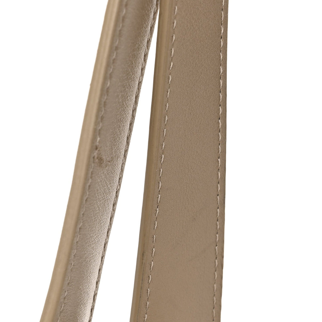 Christian Dior Calfskin Archicannage Medium Essential Tote Beige