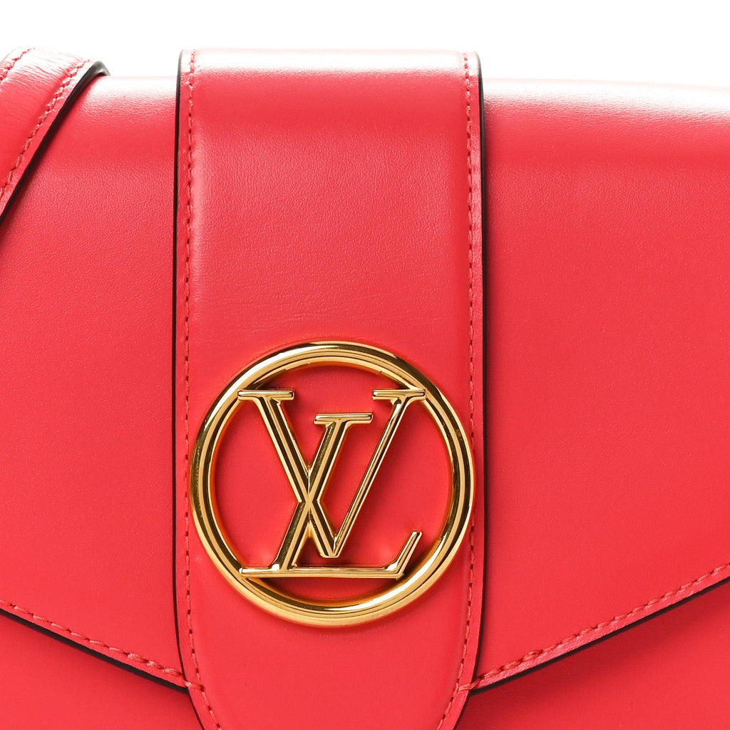 Louis Vuitton Smooth Calfskin LV Pont 9 Dahlia