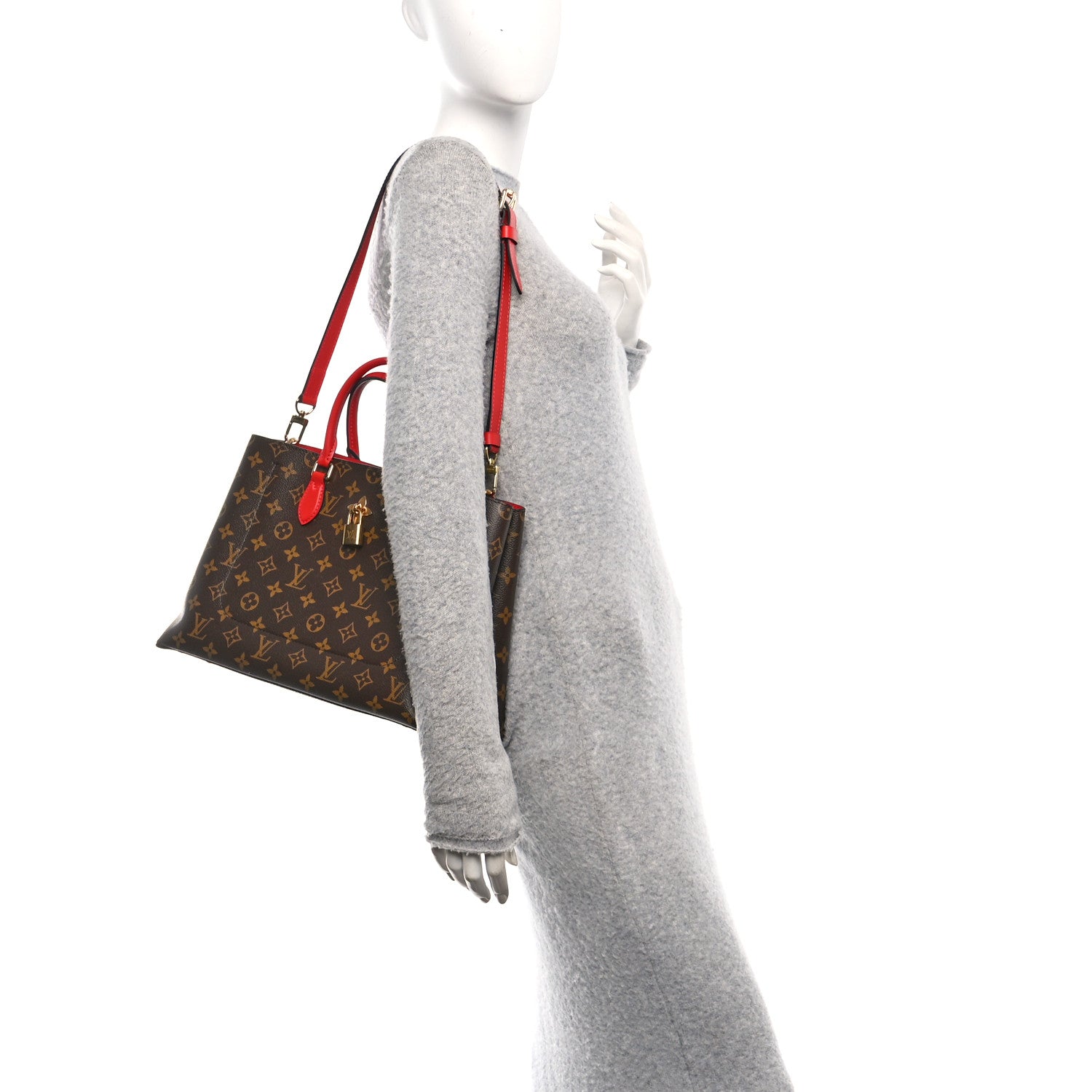 Louis Vuitton Monogram Flower Tote Coquelicot