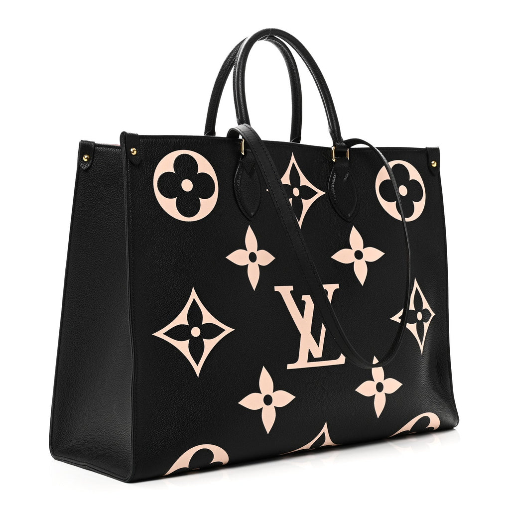 Louis Vuitton Empreinte Monogram Giant Onthego GM Black Beige