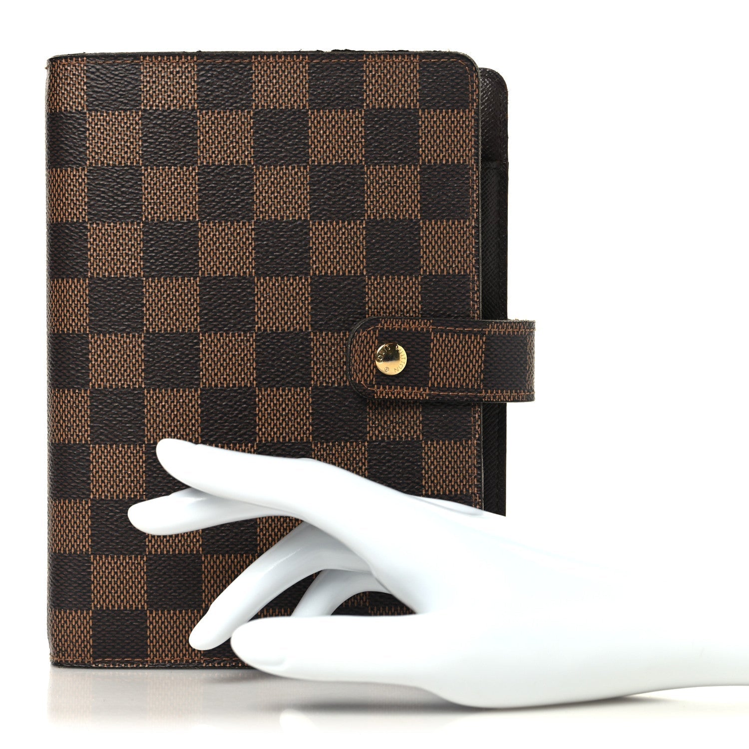 Louis Vuitton Damier Ebene Medium Ring Agenda Cover