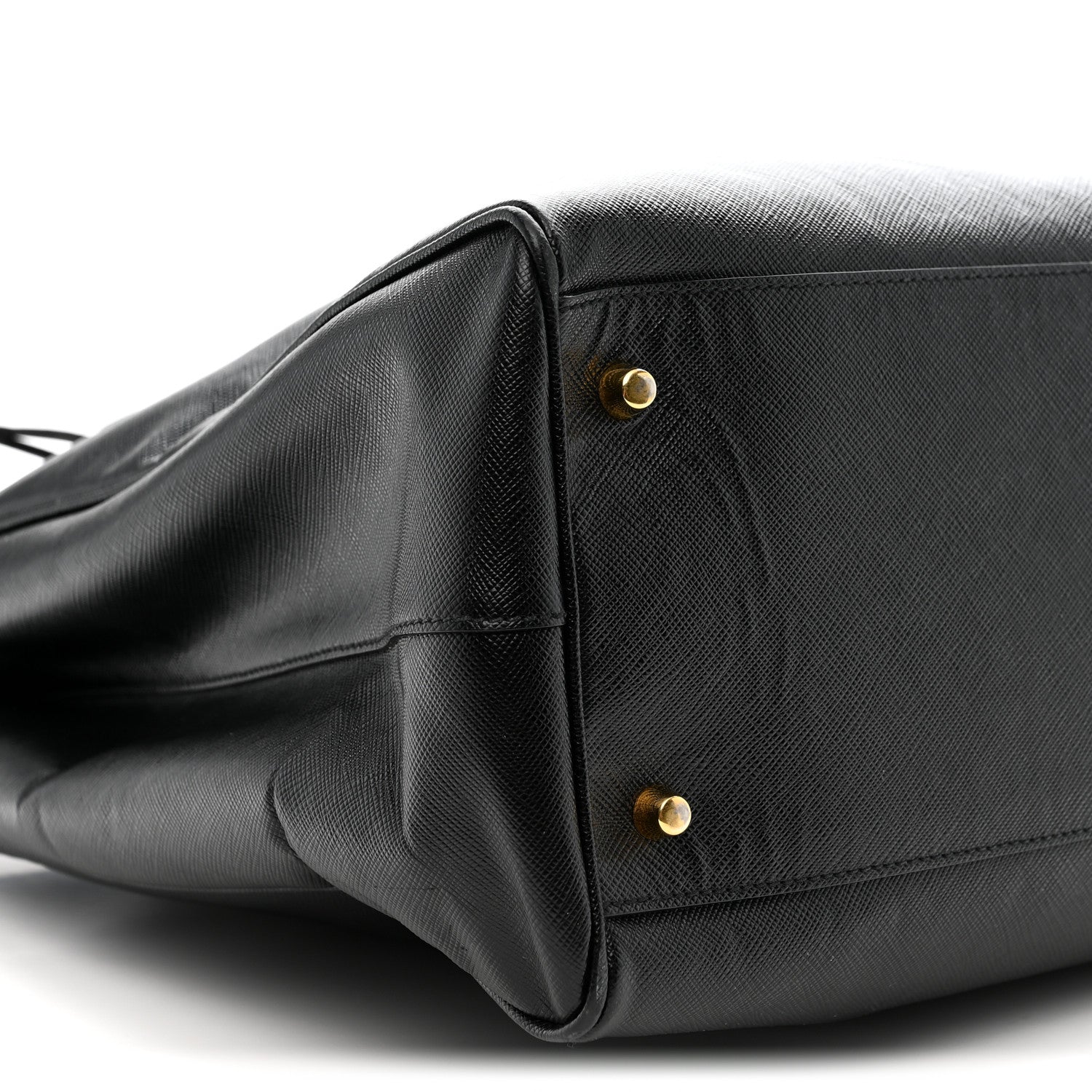 Prada Saffiano Lux Extra Large Galleria Double Zip Tote Black