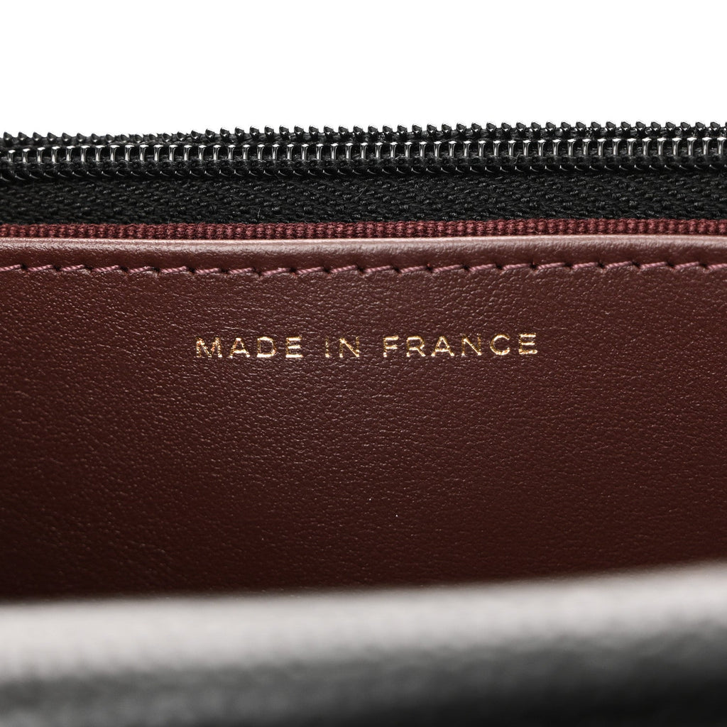 Chanel Caviar Quilted CC Turnlock Wallet On Chain WOC Black