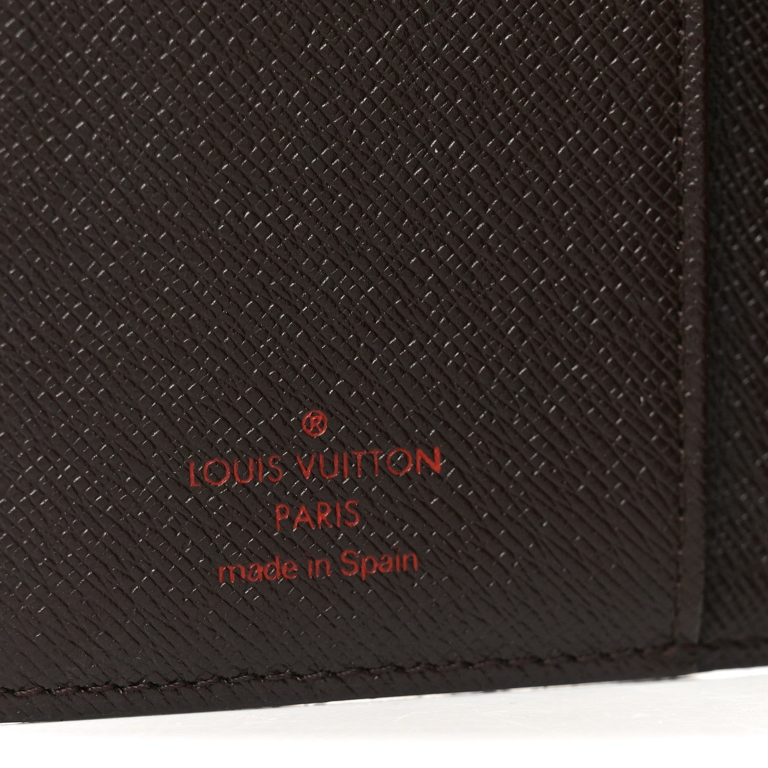 Louis Vuitton Damier Ebene Small Ring Agenda Cover