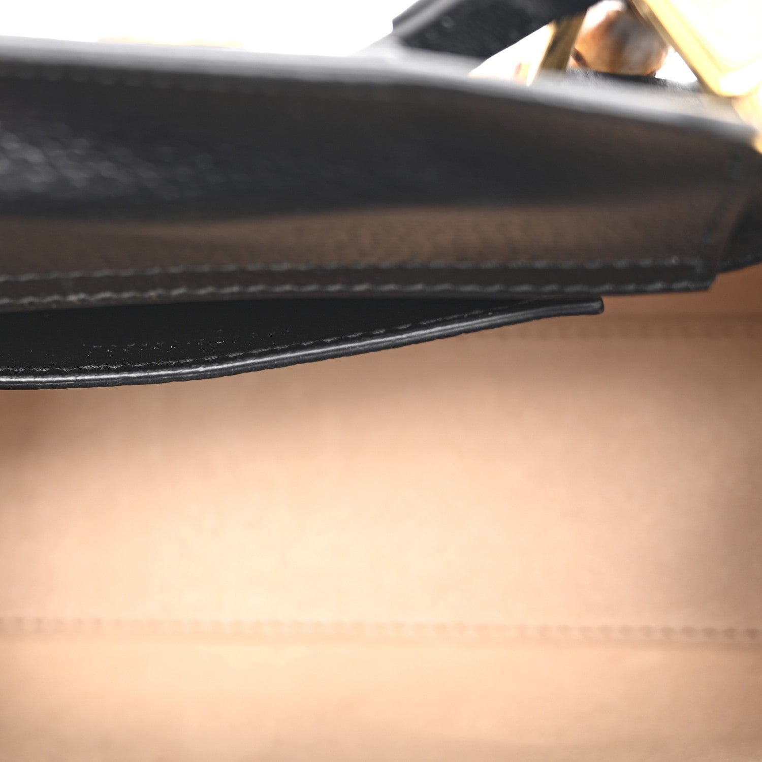 Gucci Textured Dollar Calfskin Web Small Diana Shoulder Bag  Black