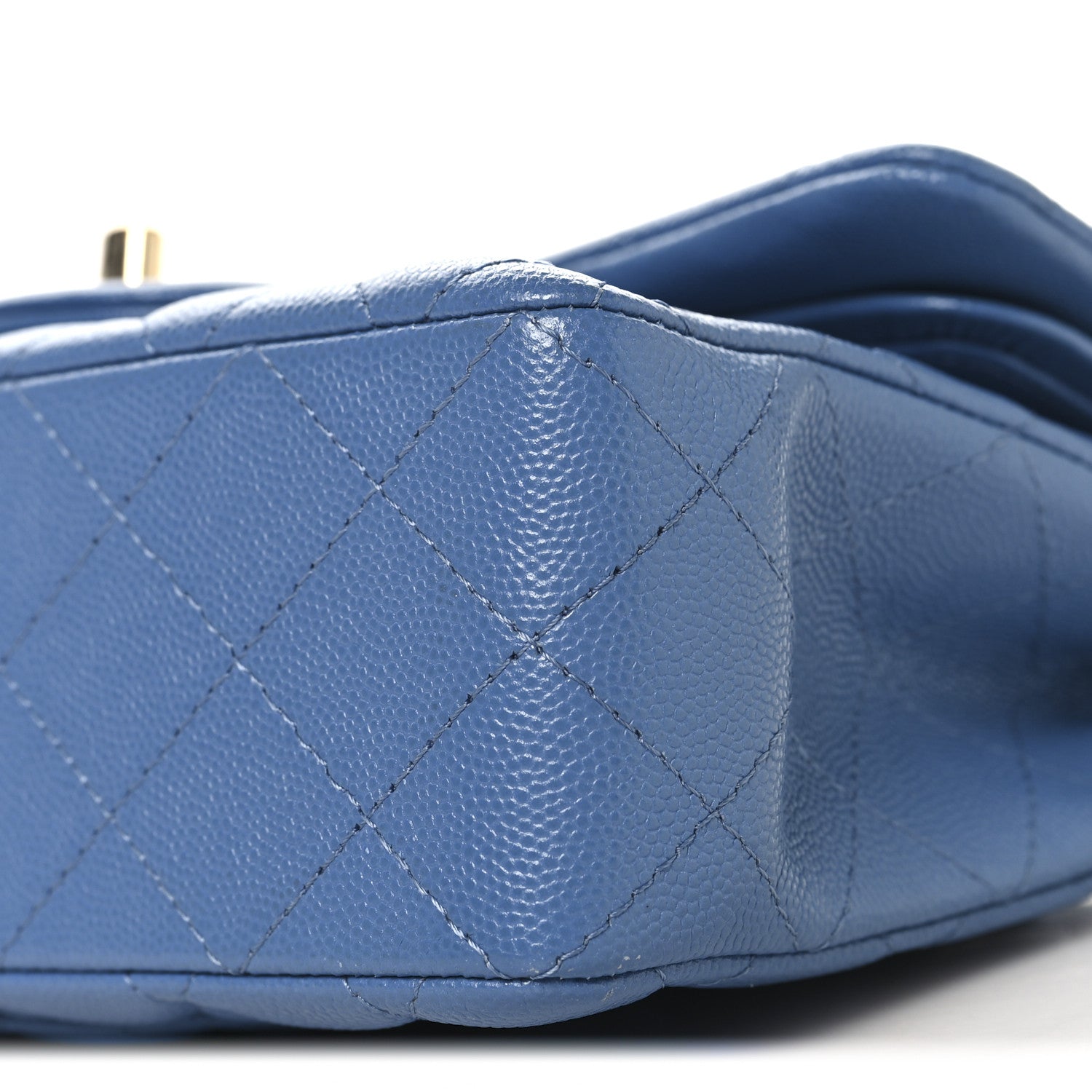 Chanel Caviar Quilted Small Double Flap Blue