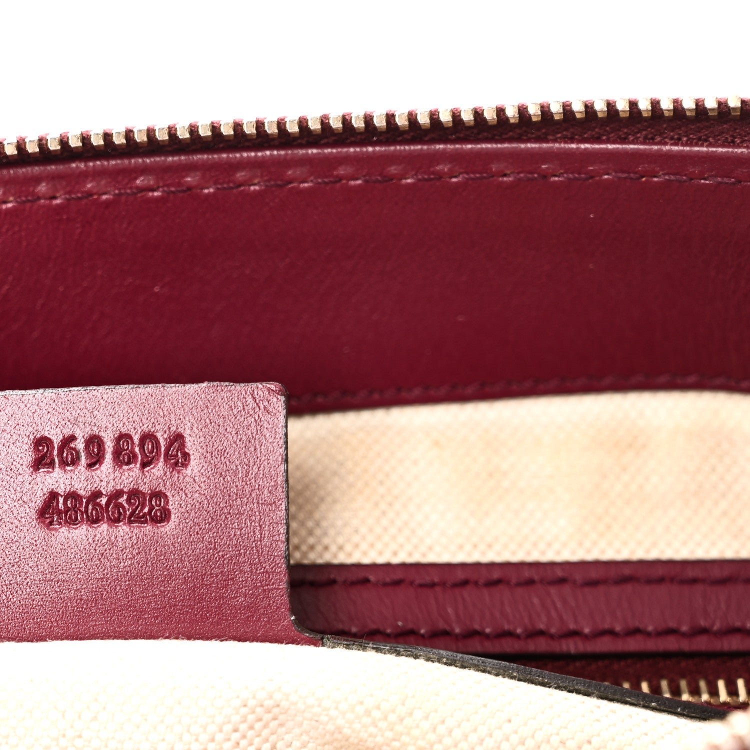 Gucci Monogram Web Mayfair Top Handle Satchel Beige Pink