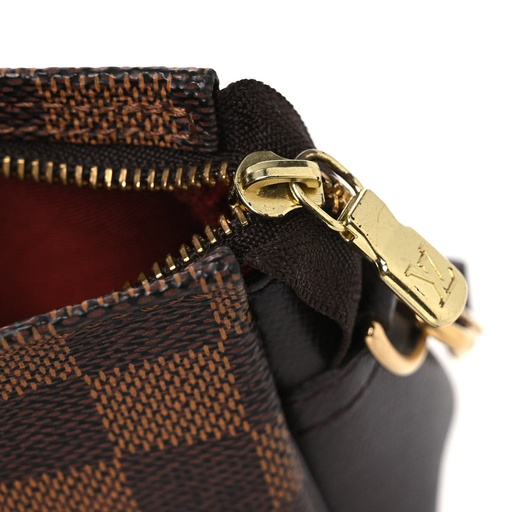Louis Vuitton Damier Ebene Trousse Make Up Bag Pochette