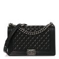 Chanel Caviar Quilted New Medium Boy Flap Black