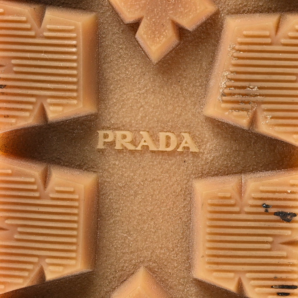 Prada Scamosciato Suede Triangle Mens Trail Sneakers 7 Moro