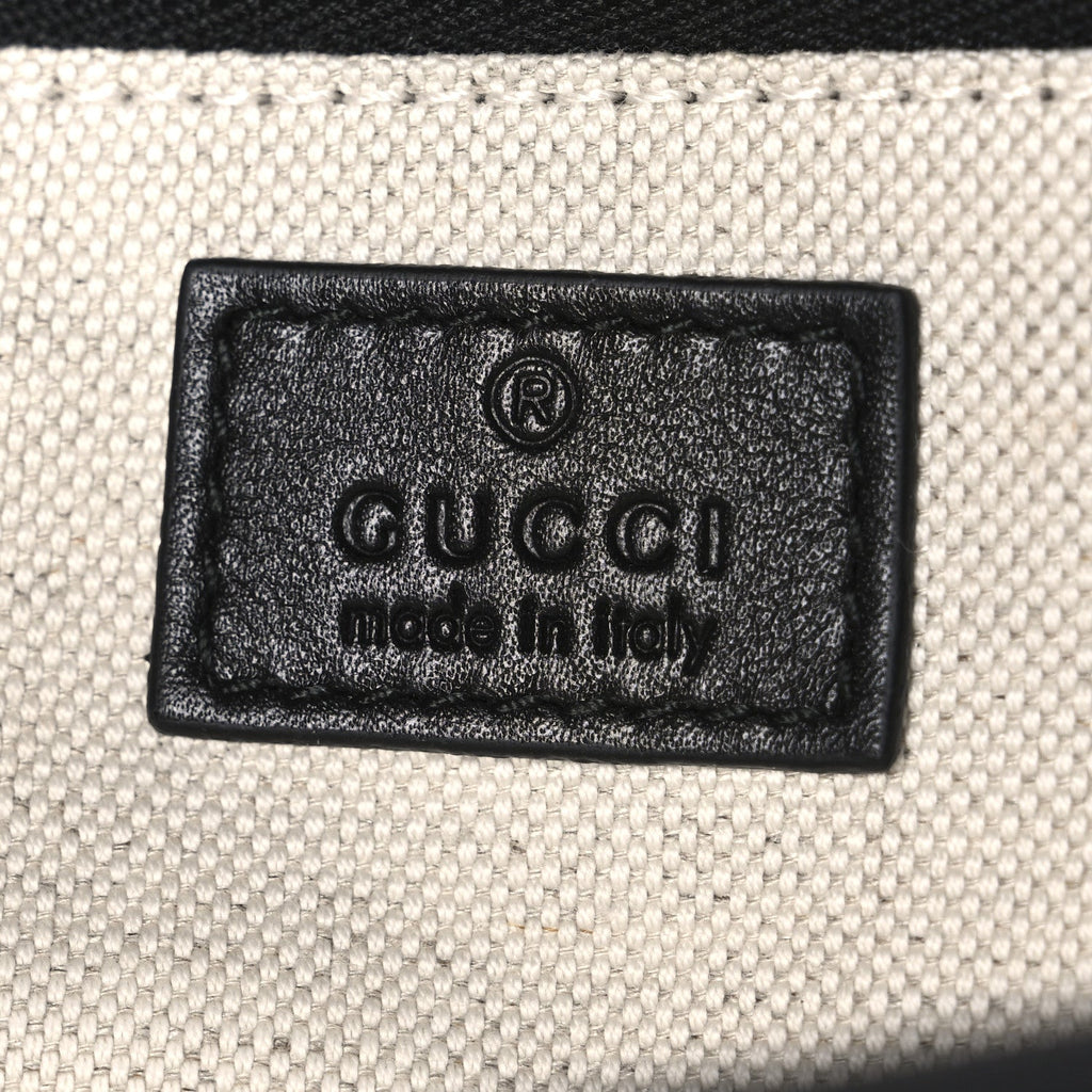 Gucci Ciny Lux Calfskin Horsebit 1955 Soft Small Shoulder Bag Black