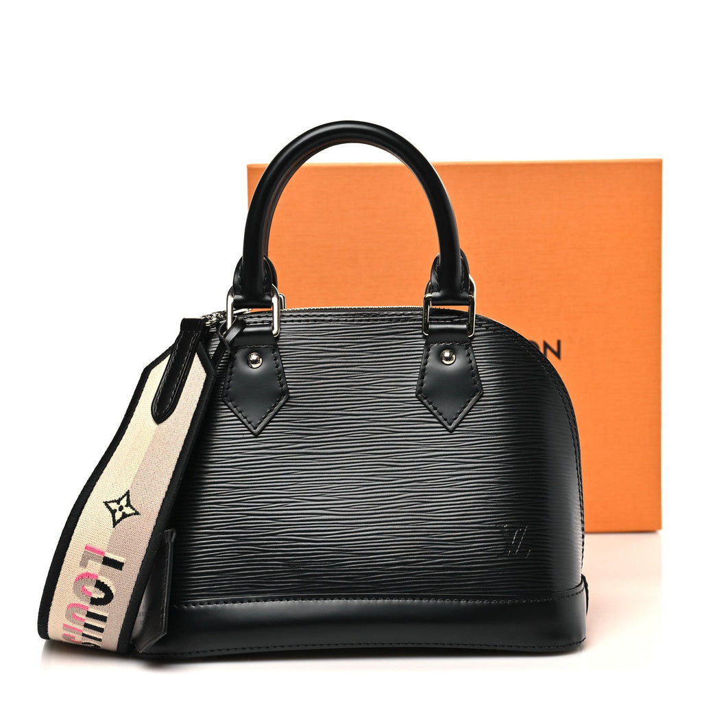 Louis Vuitton Epi Jacquard Alma BB Black