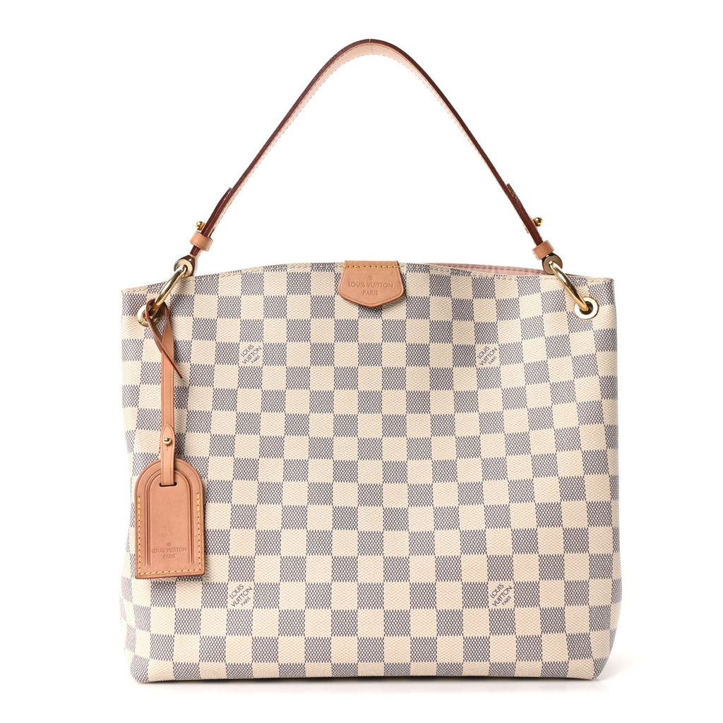 Louis Vuitton Damier Azur Graceful PM Rose Ballerine