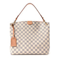 Louis Vuitton Damier Azur Graceful PM Rose Ballerine