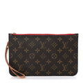 Louis Vuitton Monogram Neverfull MM GM Pochette Cherry