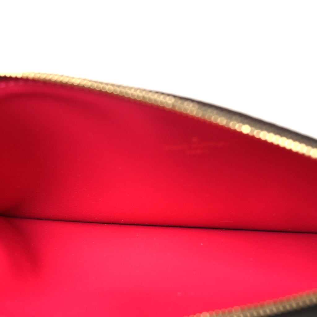 Louis Vuitton Monogram Felicie Chain Wallet Zippered Insert Fuchsia