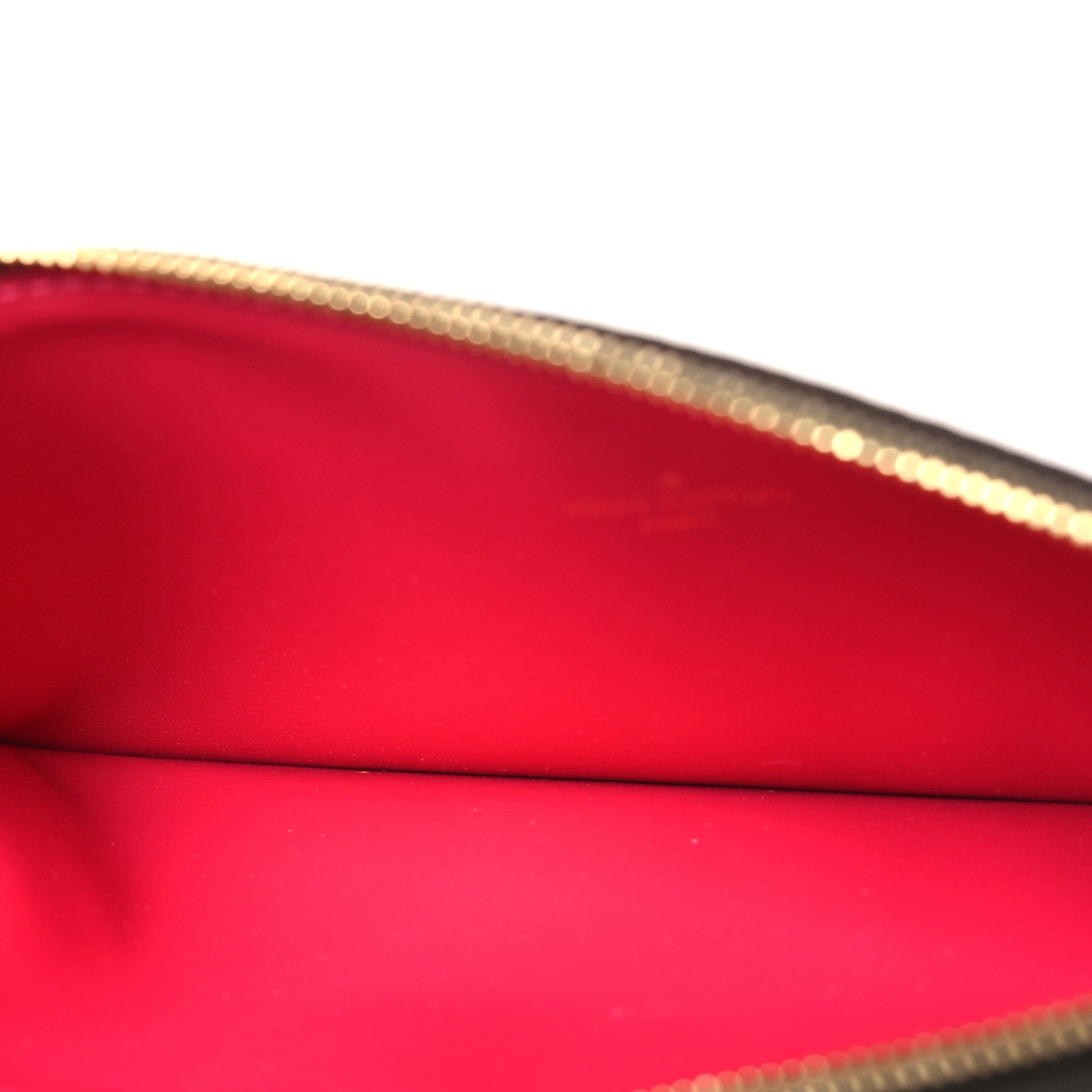 Louis Vuitton Monogram Felicie Chain Wallet Zippered Insert Fuchsia