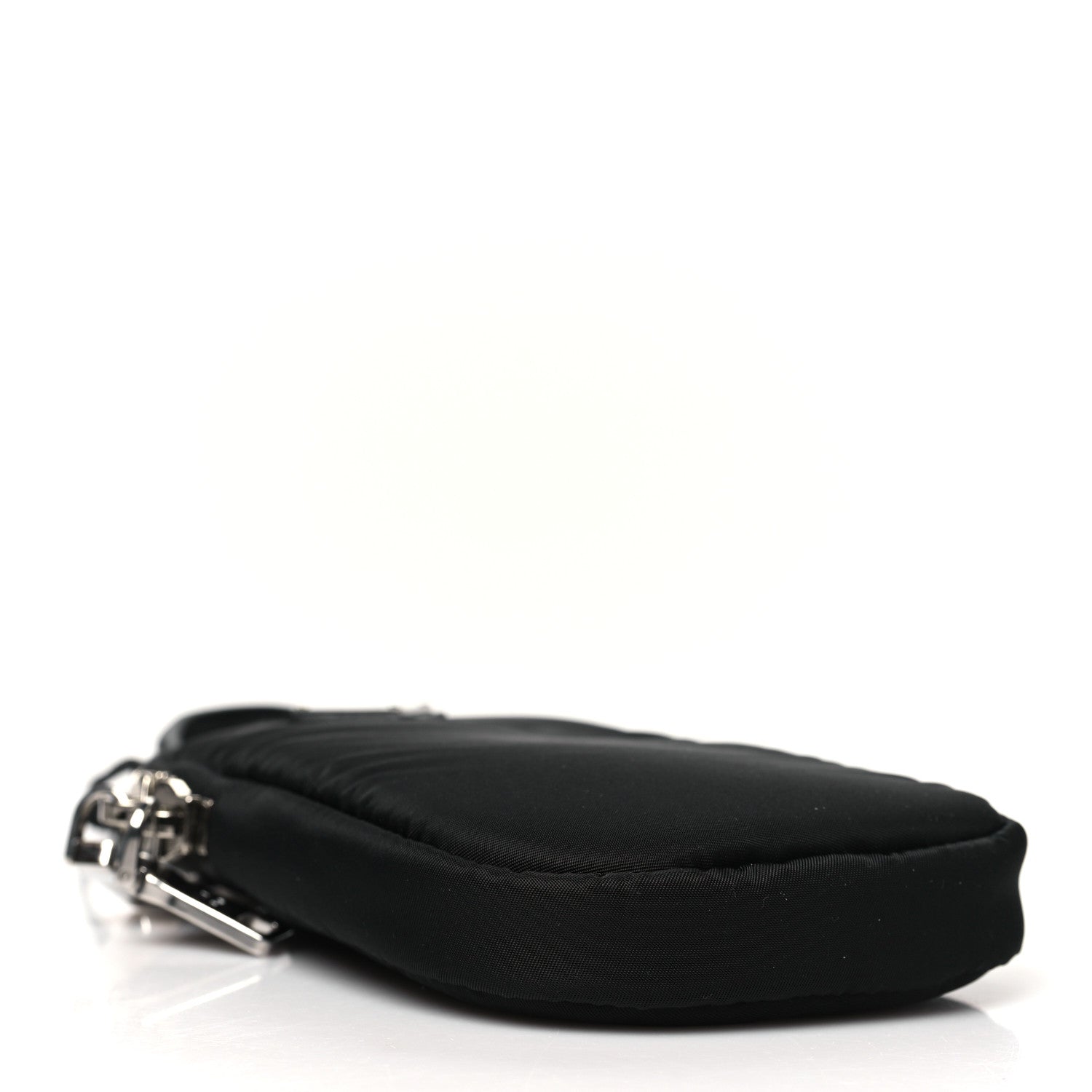 Prada Tessuto Nylon Pocket Mini Bag Black