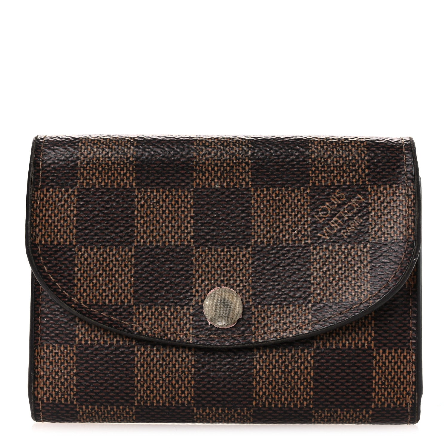 Louis Vuitton Damier Ebene Rosalie Coin Purse Rose Ballerine