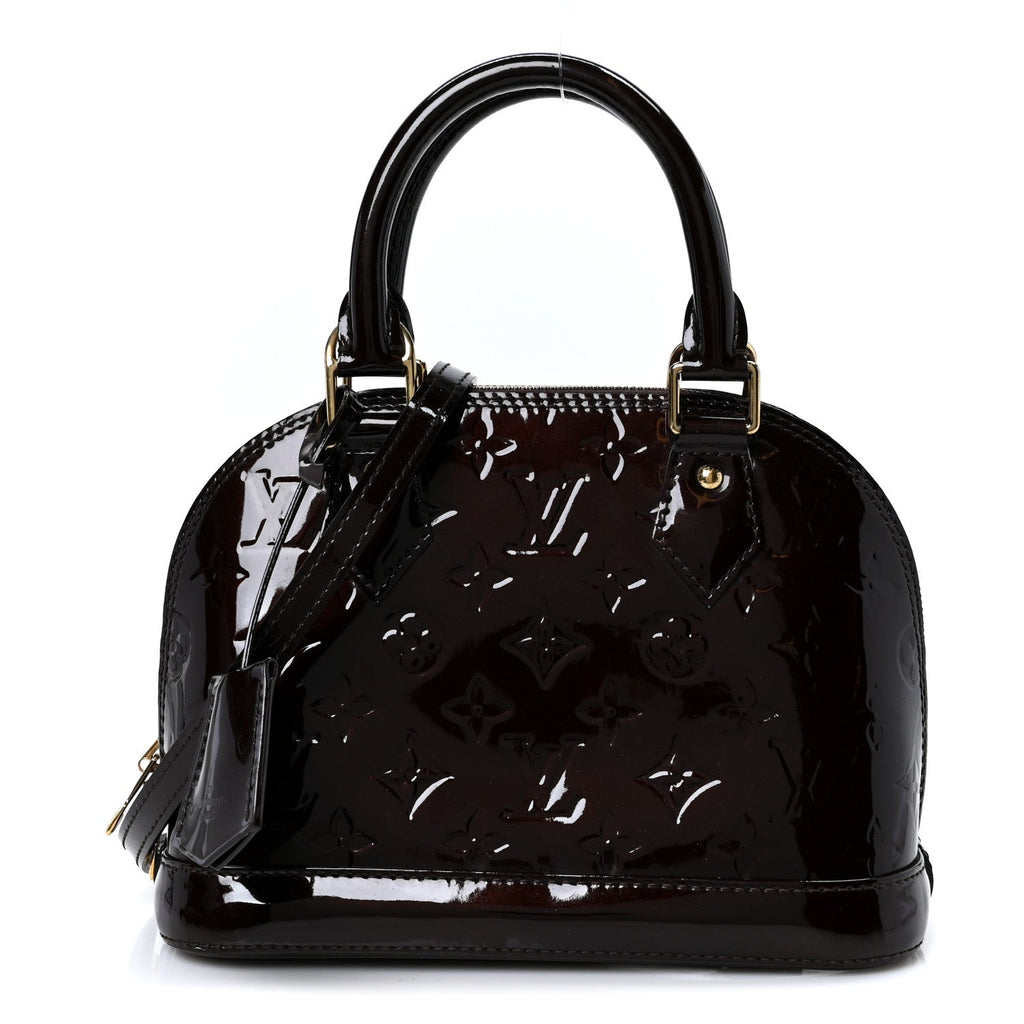 Louis Vuitton Vernis Alma BB Amarante