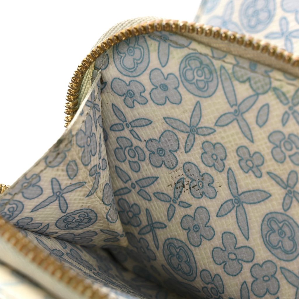 Louis Vuitton Monogram Fleuri Insolite PM Wallet Violet