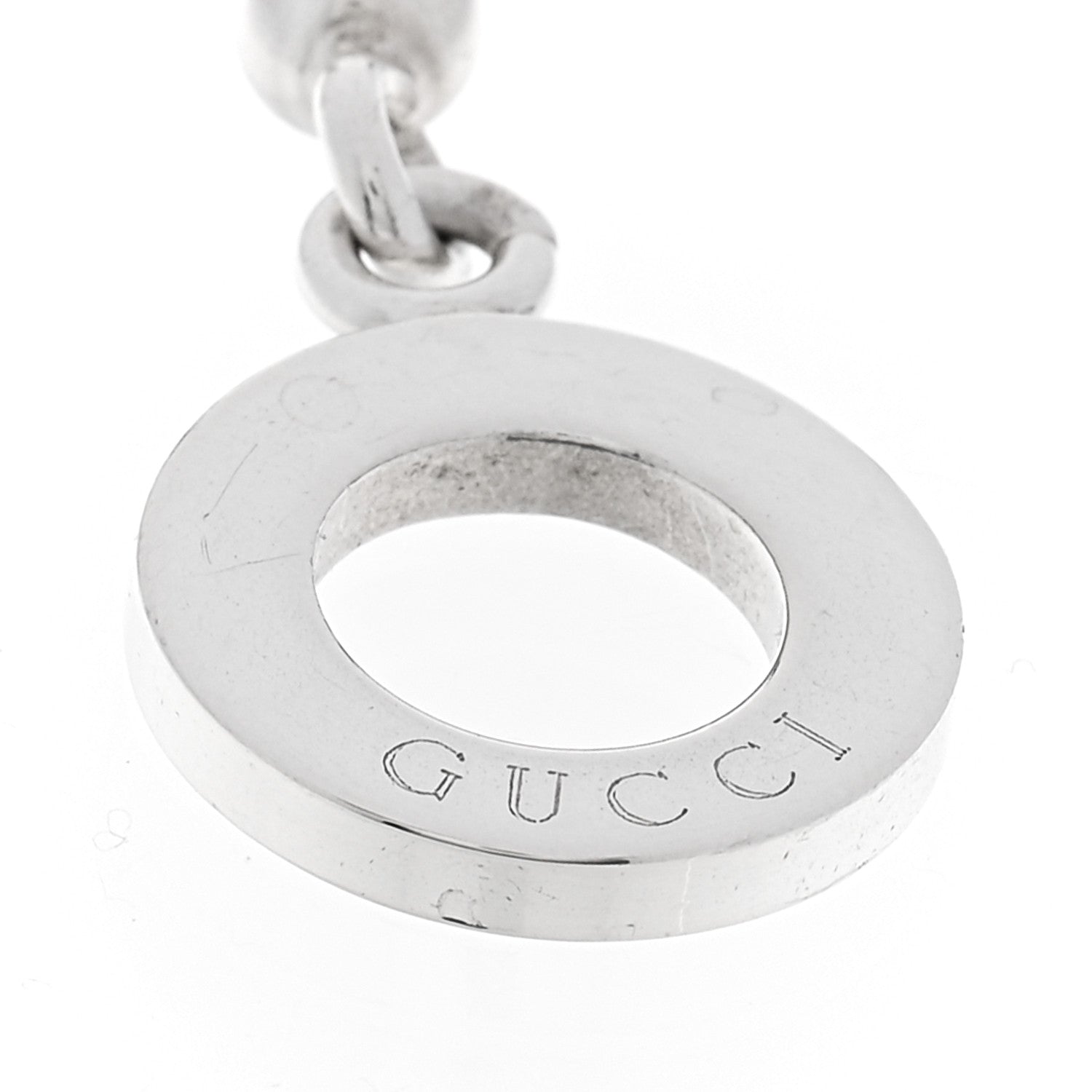 Gucci Sterling Silver Boule Bead Toggle Bracelet