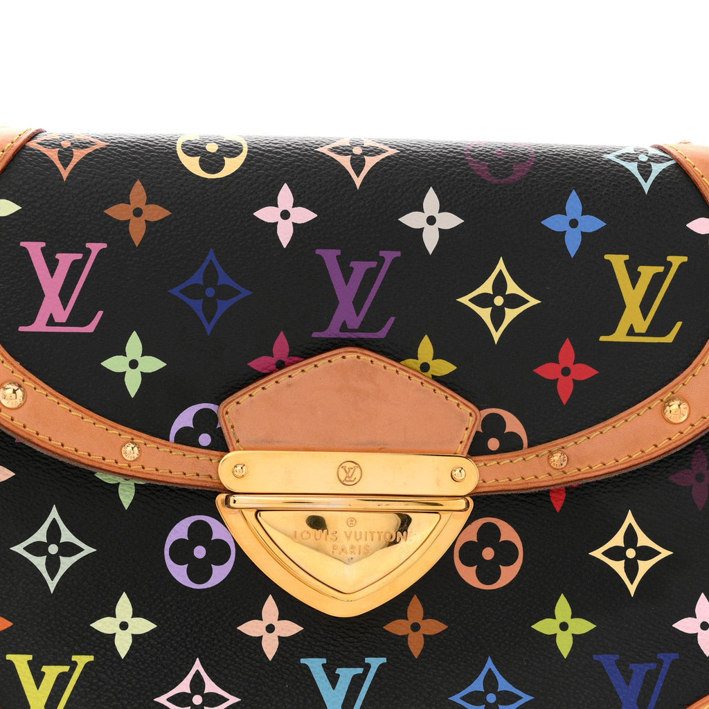 Louis Vuitton Monogram Multicolor Beverly MM Black
