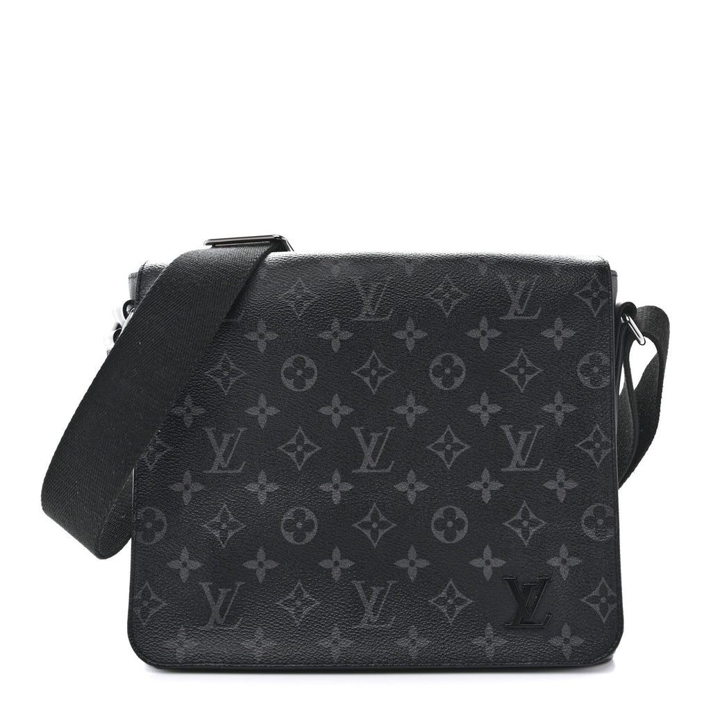 Louis Vuitton Monogram Eclipse District PM Black