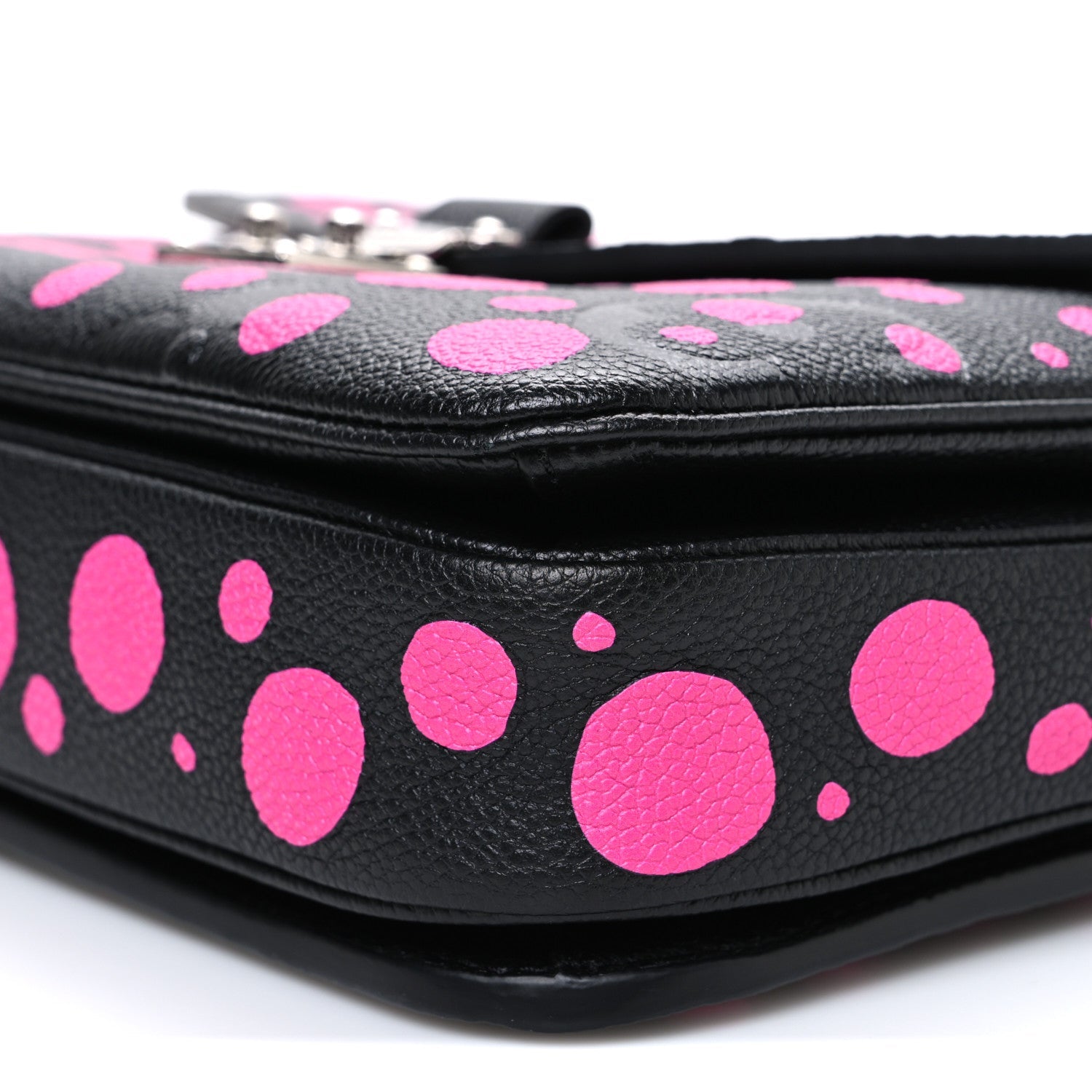 Louis Vuitton LV x YK Empreinte Monogram Giant Pochette Metis Black Fuchsia