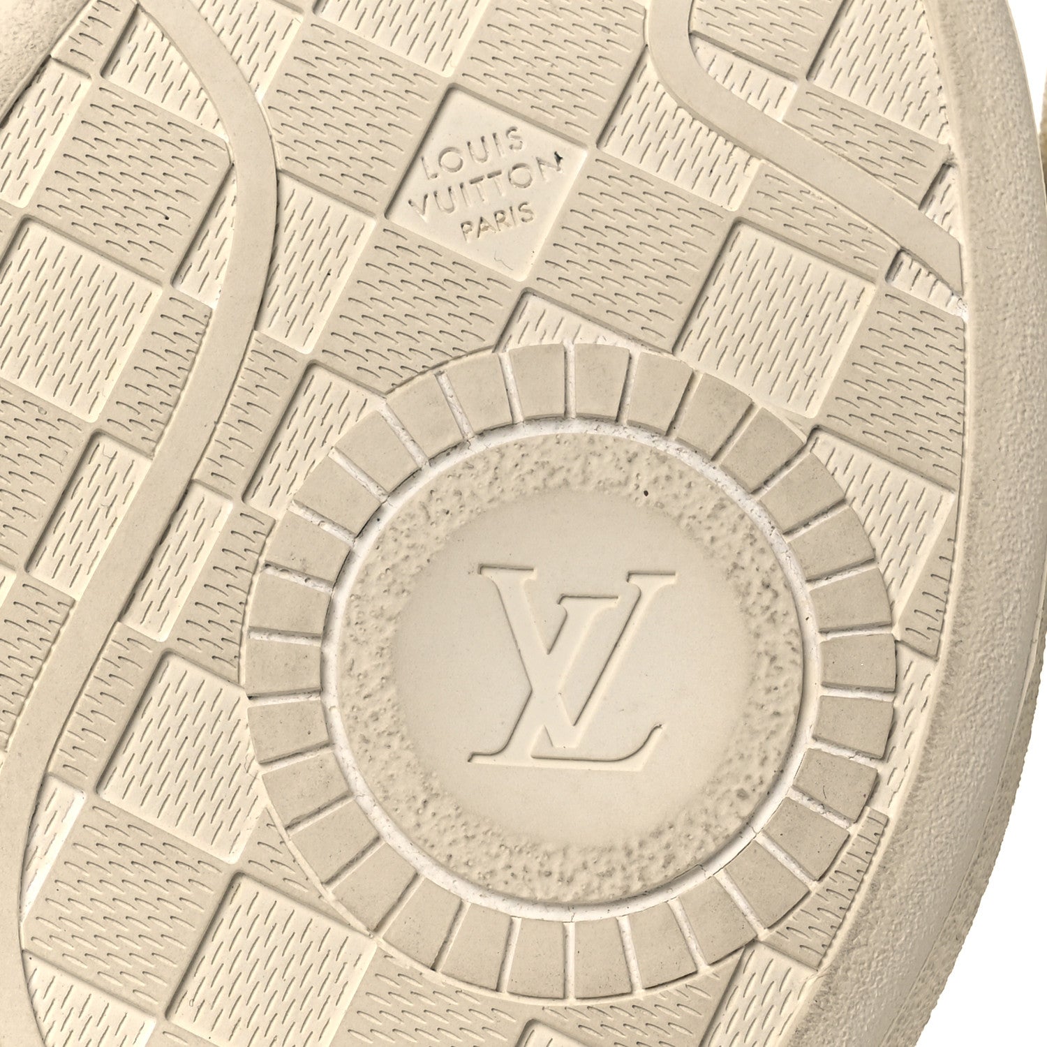 Louis Vuitton Canvas Calfskin Monogram LV Groovy Platform Sneakers 39 Beige