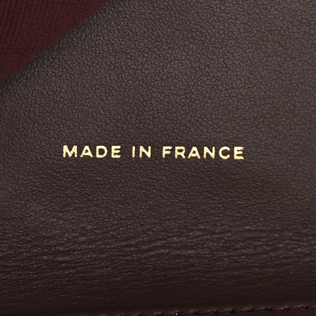 Caviar Quilted Compact Flap Wallet Black