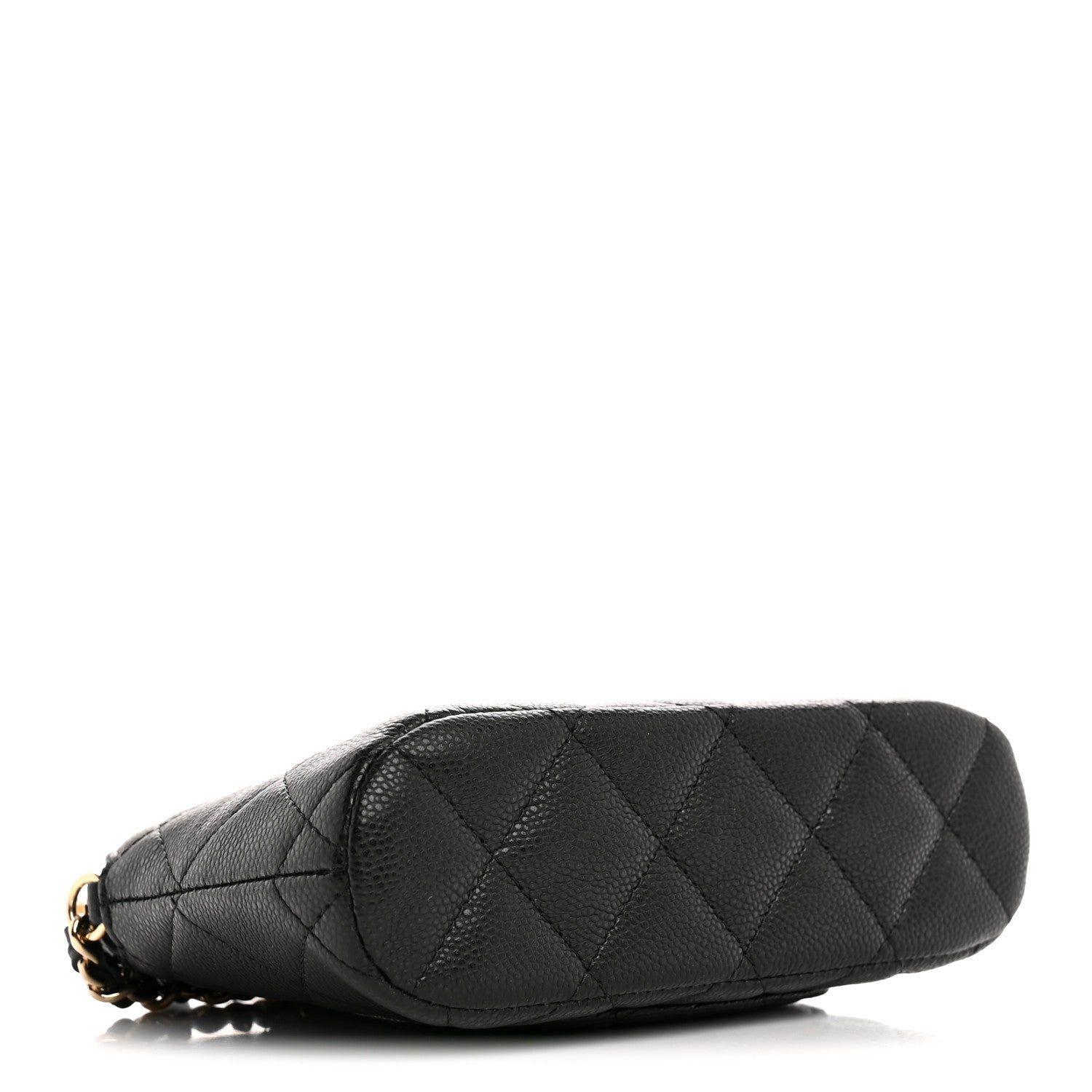 Chanel Caviar Quilted Classic Clutch With Chain Black