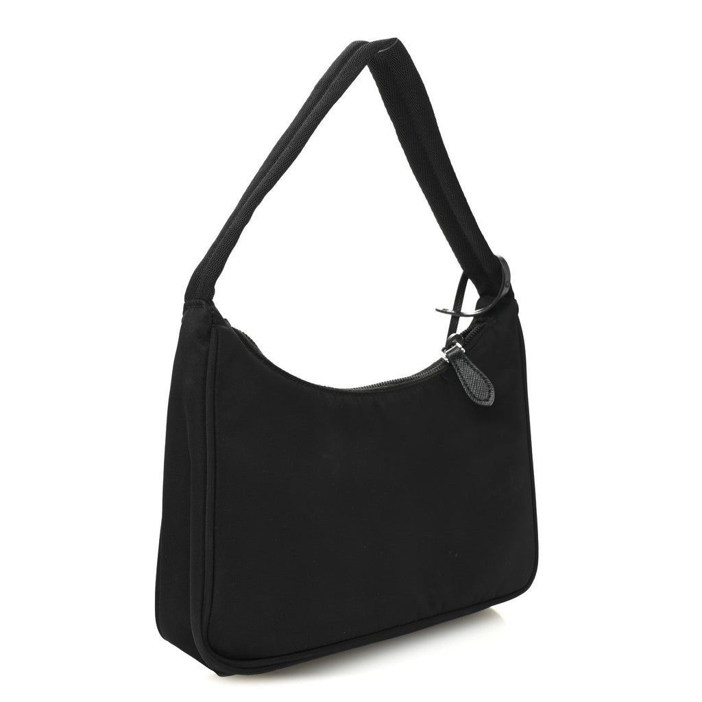 Prada Tessuto Nylon Mini Re-Edition 2000 Bag Black
