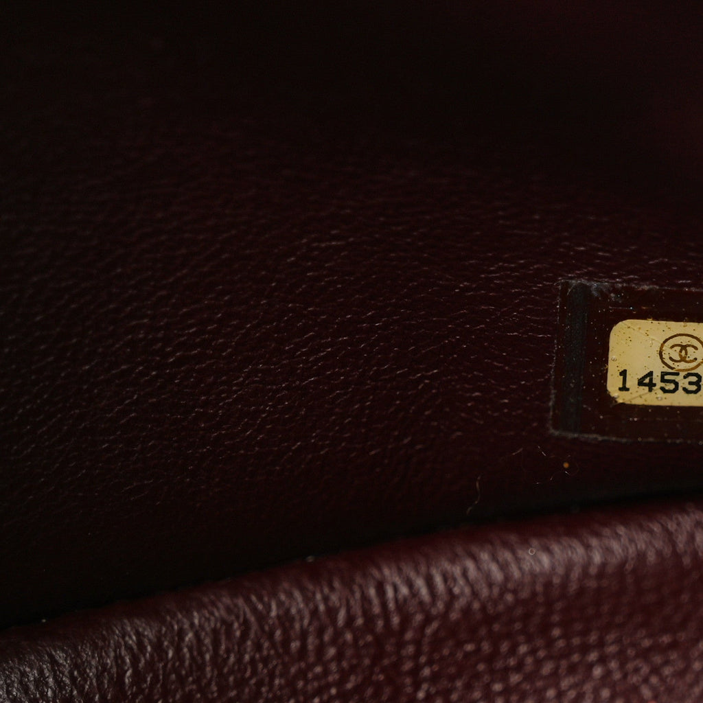 Chanel Lambskin Quilted Jumbo Double Flap Black