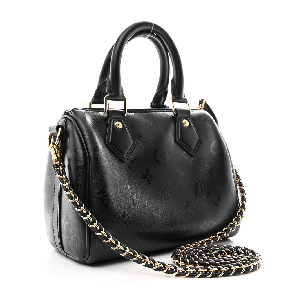 Louis Vuitton Monogram Ink Speedy BB Black