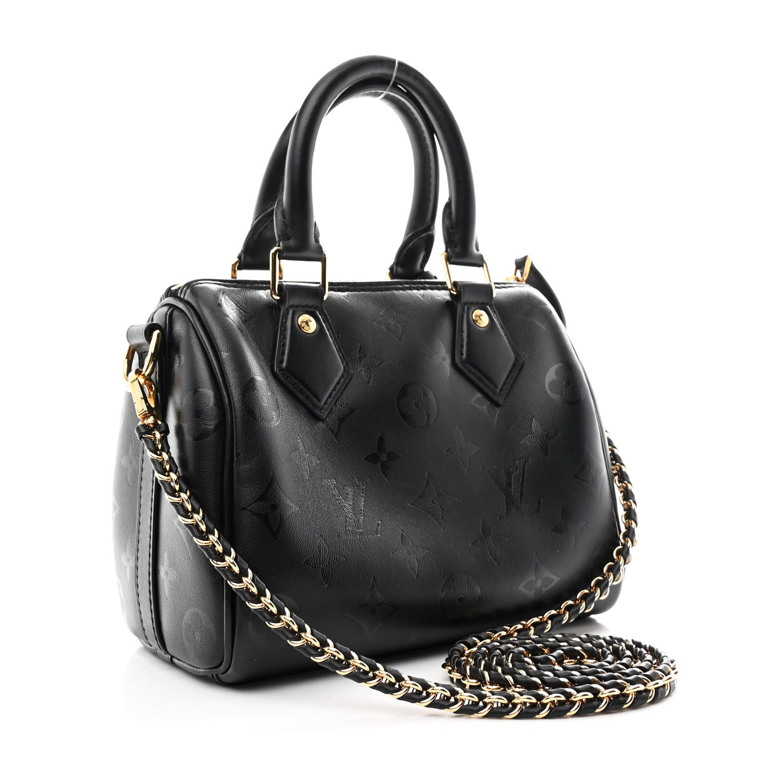 Louis Vuitton Monogram Ink Speedy BB Black