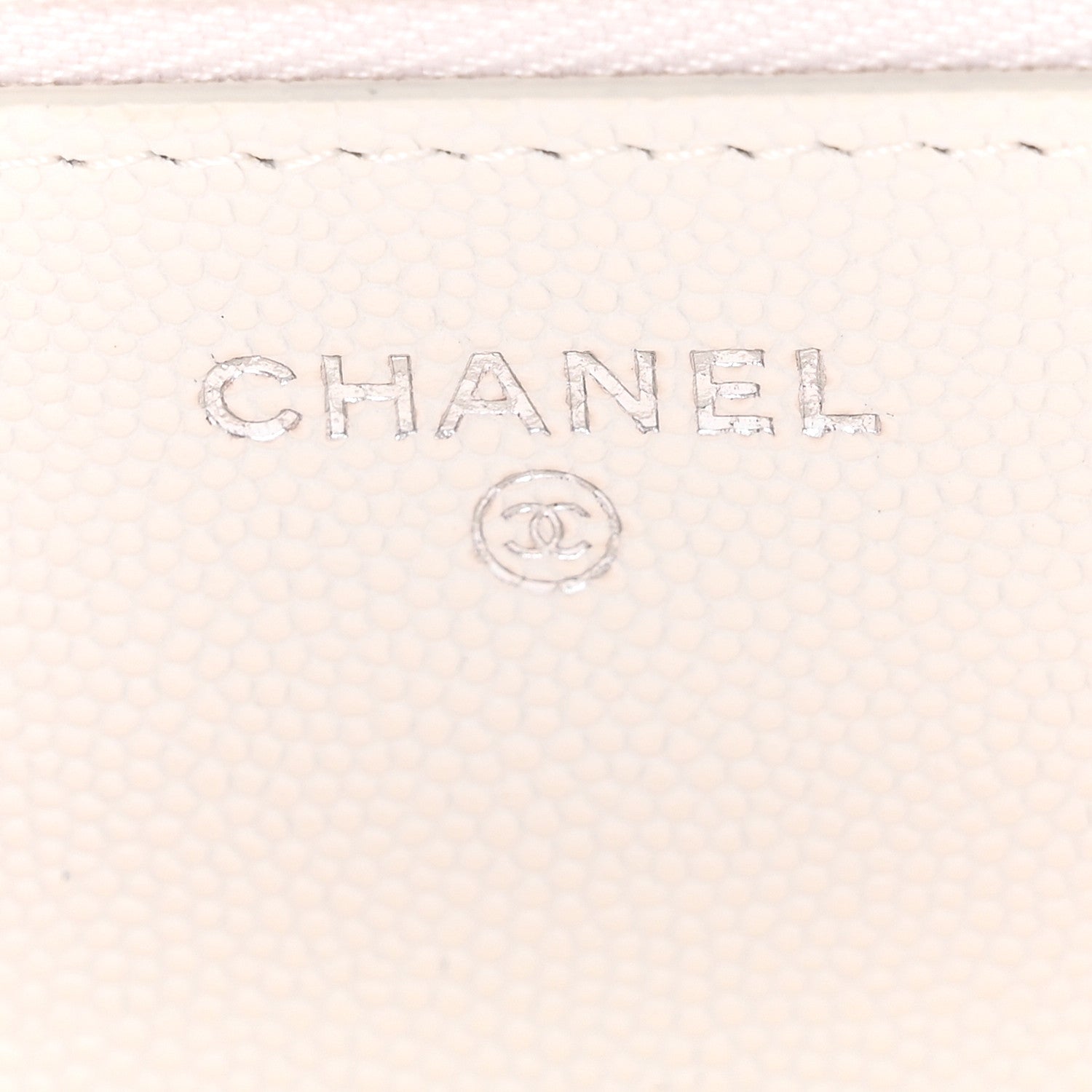 Chanel Caviar Quilted Chanel 19 Wallet On Chain WOC White Pink